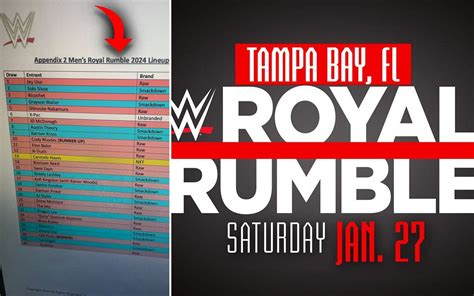 royal rumble leaked 2024|The 2024 Royal Rumble card was leaked, it’s unknown if it